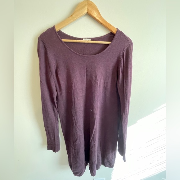 Burgundy Long Sweater / Sweater Dress - Picture 1 of 2